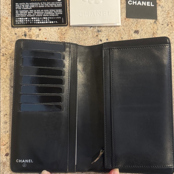 Chanel Monaco Black Patent Leather Wallet - Picture 9 of 16